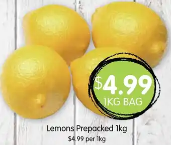 Spudshed Lemons Prepacked 1kg offer