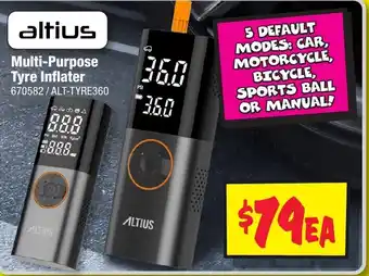Multi-Purpose Tyre Inflater