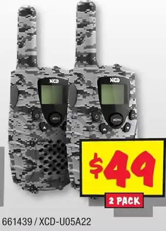 0.5 WATT 80 CHANNEL UHF HANDHELD CB RADIOS!