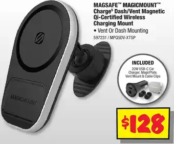 JB Hi-Fi MAGSAFE MAGICMOUNT Charge5 Dash/Vent Magnetic Qi-Certified Wireless Charging Mount offer