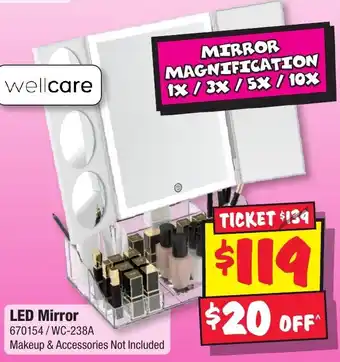 JB Hi-Fi LED Mirror offer