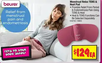 JB Hi-Fi Menstrual Relax TENS & Heat Pad offer