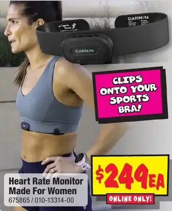 JB Hi-Fi Heart Rate Monitor Made For Women offer