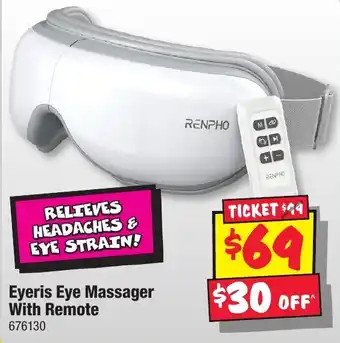 JB Hi-Fi Eyeris Eye Massager With Remote offer