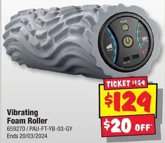 JB Hi-Fi Vibrating Foam Roller offer