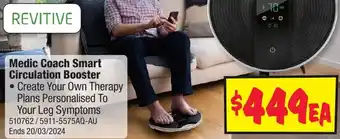 JB Hi-Fi Medic Coach Smart Circulation Booster offer