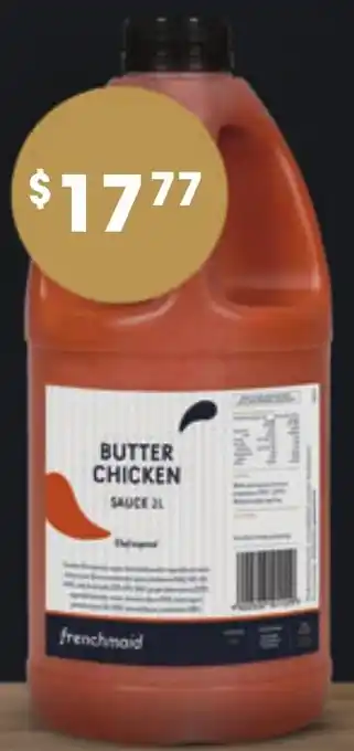 Campbells Wholesale Frenchmaid Butter Chicken Sauce 2L offer