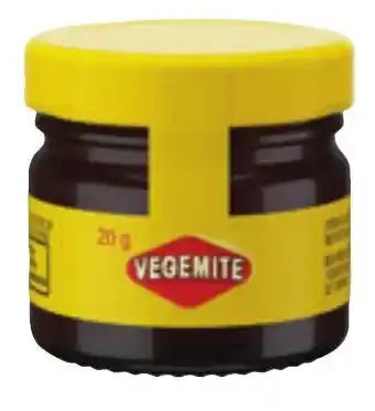 Campbells Wholesale Vegemite Mini Glass Jar 20gm offer