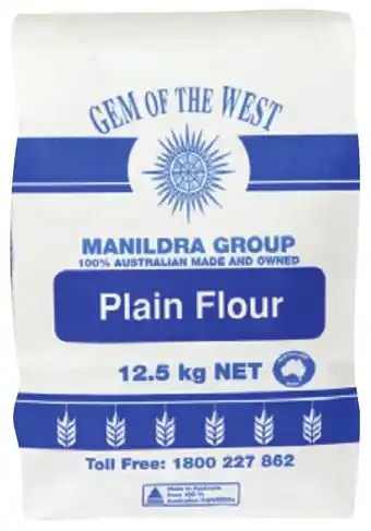 Campbells Wholesale Gem of the West Plain Flour 12.5kg offer