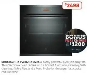 Retravision 60cm Built-in Pyrolytic Oven offer