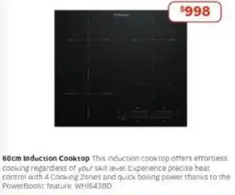60cm Induction Cooktop
