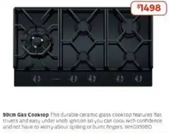 Retravision 90cm Gas Cooktop offer