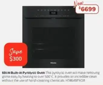 Retravision 60cm Built-in Pyrolytic Oven offer