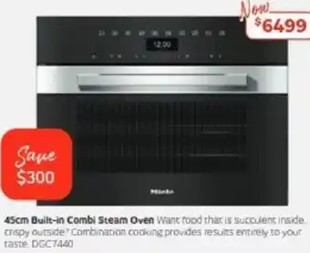 Retravision 45cm Built-in Combi Steam Oven offer