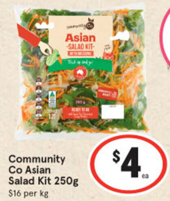 IGA Community Co Asian Salad Kit 250g offer
