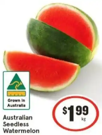 IGA Australian Seedless Watermelon per kg offer