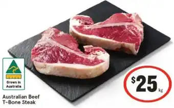 IGA Australian Beef T-Bone Steak per kg offer