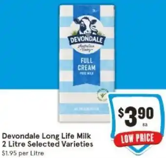 IGA Devondale Long Life Milk 2 Litre offer