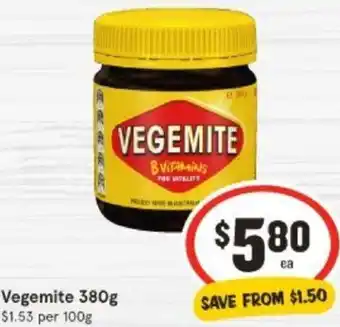 IGA Vegemite 380g offer