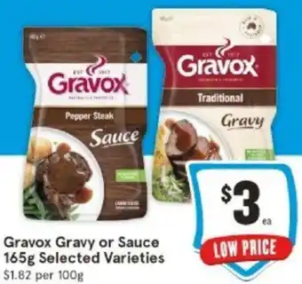 IGA Gravox Gravy or Sauce 165g offer