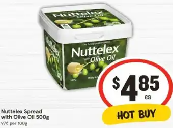 IGA Nuttelex Spread with Olive Oil 500g offer