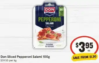 Don Sliced Pepperoni Salami 100g