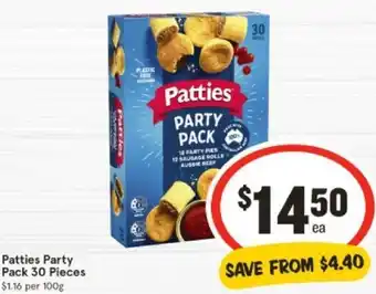 IGA Patties Party Pack 30 Pieces offer