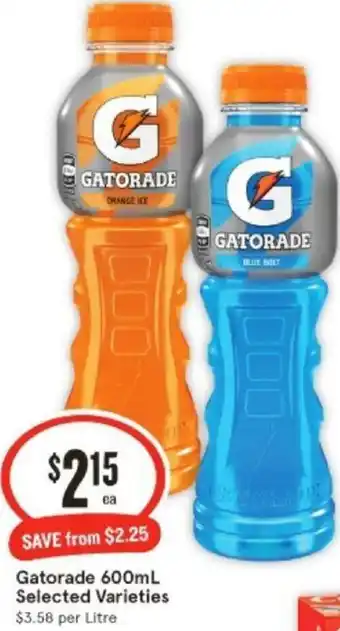 IGA Gatorade 600mL offer
