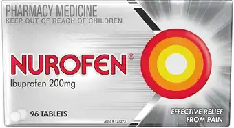 Pharmacy Best Buys Nurofen 96 Tablets offer