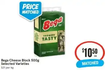 IGA Bega Cheese Block 500g offer