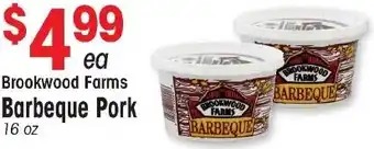 IGA Brookwood Farms Barbeque Pork 16 oz offer