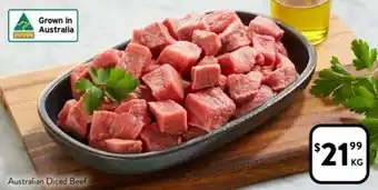 Foodworks Australian Diced Beef offer