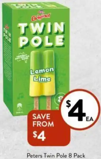 Foodworks Peters Twin Pole 8 Pack offer