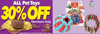 Cheap as Chips ALL Pet Toys offer