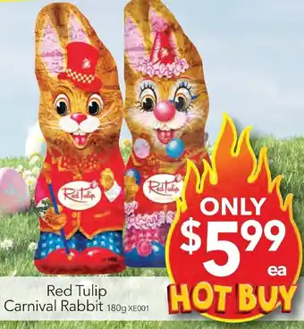 Red Tulip Carnival Rabbit 180g