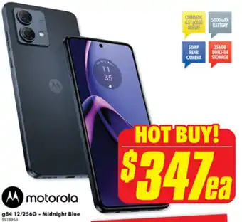 The Good Guys motorola g84 12/256G - Midnight Blue offer