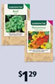 ALDI Assorted Packet Seeds offer