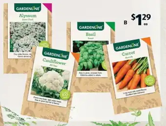 ALDI Assorted Packet Seeds offer