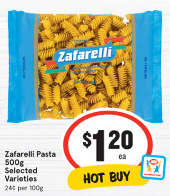 IGA Zafarelli Pasta 500g offer