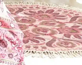 Spotlight Ombre Home Coastal Printed Cotton Rug 110cm offer