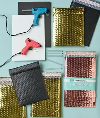 Spotlight 20% off Crafters Choice Glue Guns, Glue Sticks, Foam Boards & Padded Envelopes offer