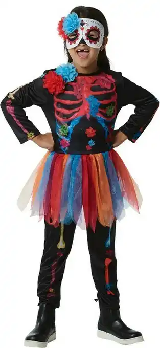 Spotlight 30% off Spooky Hollow Kid’s Rainbow Skeleton Tutu offer