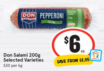 IGA Don Salami 200g offer