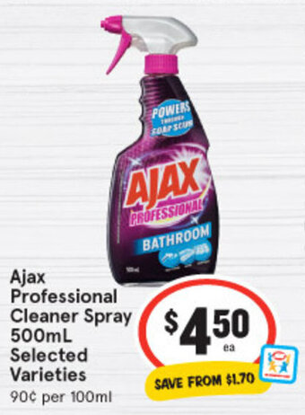 IGA Ajax Professional Cleaner Spray 500ml offer