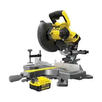 Mitre 10 Stanley FatMax V20 18V Mitre Saw 4.0Ah Kit SFMCS701M2-XE offer