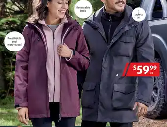 ALDI Adult's 3-in-1 Jacket offer