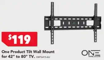 Harvey Norman One Product Tilt Wall Mount for 42" to 80" TV offer