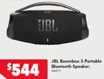 Harvey Norman JBL Boombox 3 Portable Bluetooth Speaker offer