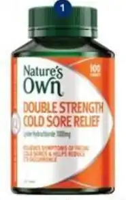 Amcal Pharmacies Double Strength Cold Sore Relief 100 Tablets offer