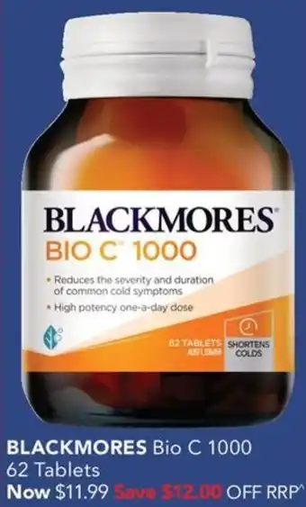 BLACKMORES Bio C 1000 62 Tablets
